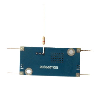 LM2596 board bottom view