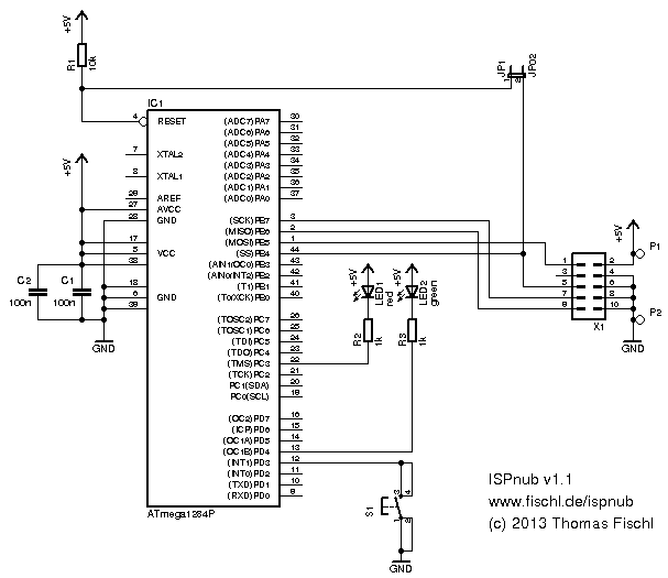 ISPnub schematic
