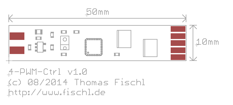 RGBW controller layout