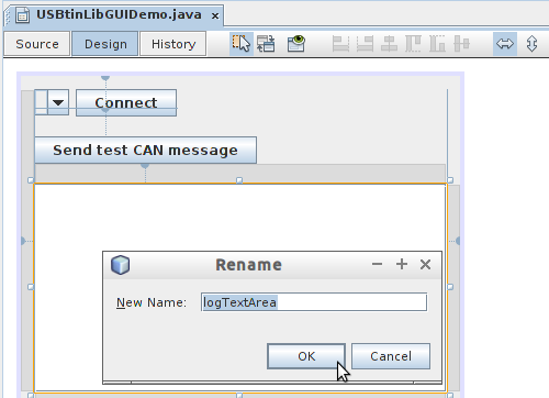 Add textarea for logging